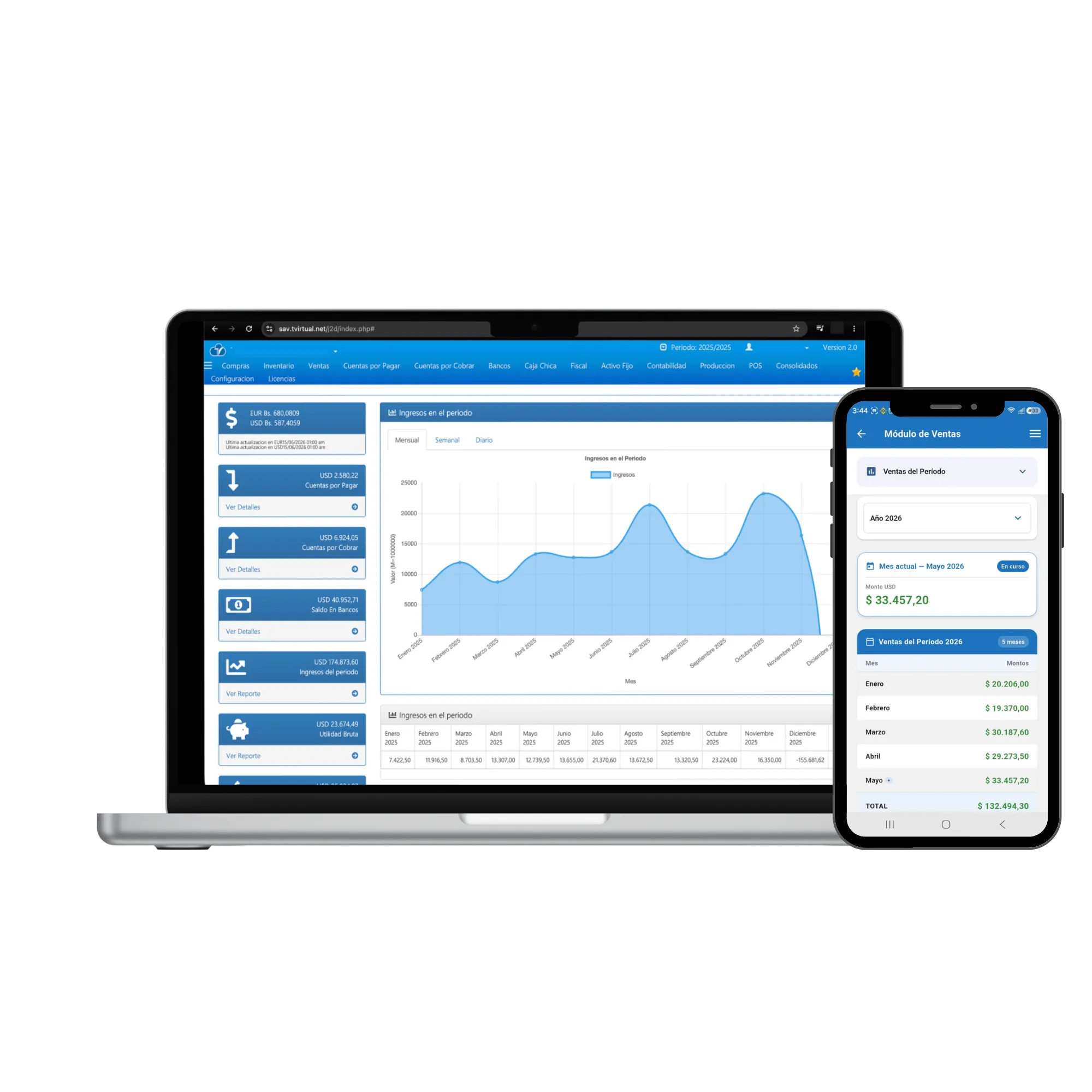 Sistema Administrativo T-Virtual